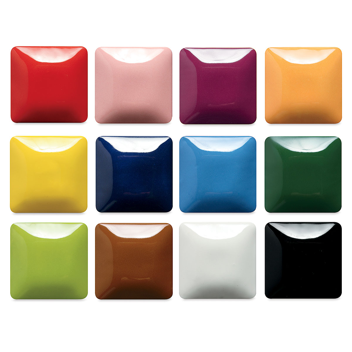 Mayco Stroke and Coat Wonderglaze for Bisque Set #3 - Set of 12 Assorted Colors