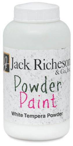 Richeson Powder Tempera Paint - White, 1 lb Jar