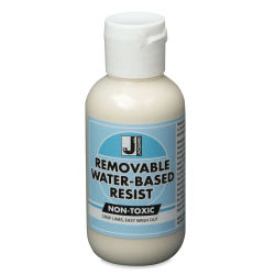 Jacquard Waterbased Resist - Front of 2 oz Colorless Bottle shown