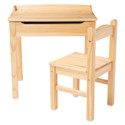 Melissa & Doug Lift Top Desk and Chair - Honey