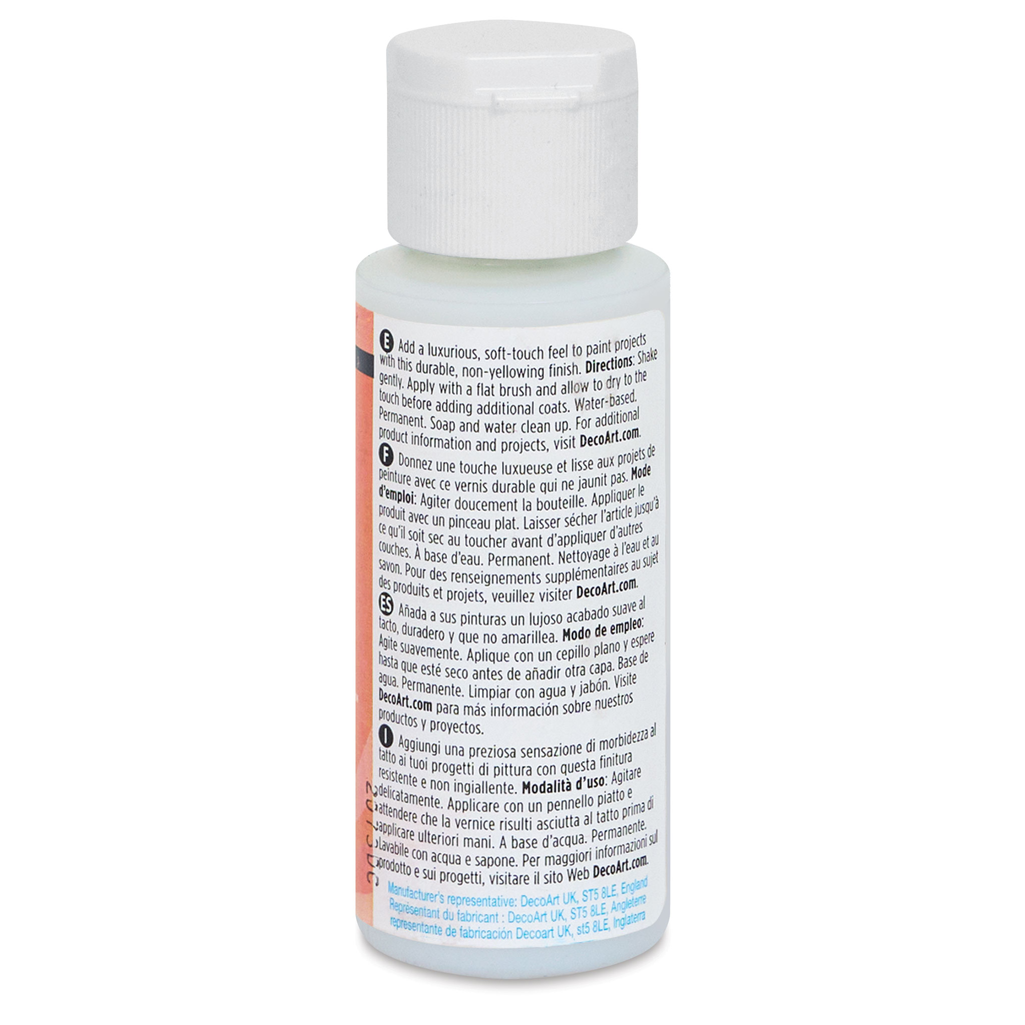 DecoArt Americana DuraClear Matte Varnish | 2-Ounce Polyurethane Non-Yellowing Protective Finish For Crafts