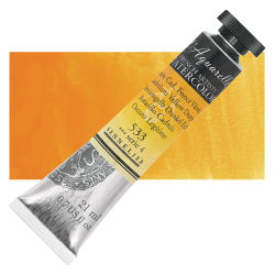 Sennelier French Artists' Watercolor - Cadmium Yellow Deep, 21 ml, Tube with Swatch