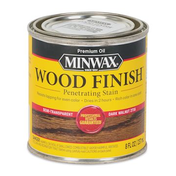 Minwax Wood Finish Oil-Based Penetrating Stain - Dark Walnut, 8 oz ...