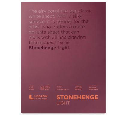 Legion Stonehenge Drawing Paper Pads - Lightweight, 9" x 12", 30 Sheets