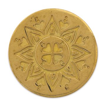 Open in modal - Manuscript Large Sealing Coins - Top view of Mandala Seal 