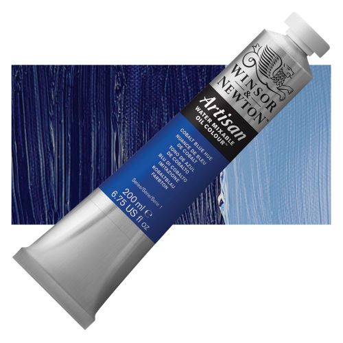 Winsor & Newton Artisan Water Mixable Oil Color - Cobalt Blue Hue, 200 ml  tube