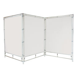 Flourish MeshPanels Steel Three-Panel Display Walls - 3 Panels, 5ft Walls
