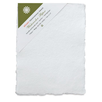 Shizen Professional Watercolor Paper - 9" x 12" Package of 5 Cold Press/Rough Sheets