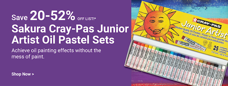 Save 20-52% off list! Sakura Cray-Pas Junior Artist Oil Pastel Sets. Achieve oil painting effects without the mess of paint. Shop now.