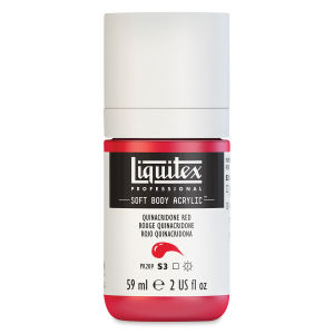 Liquitex Soft Body Acrylics - Qunacridone Red 2oz Bottle