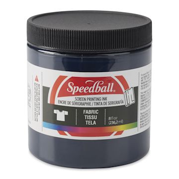 Open in modal - Speedball Fabric Screen Printing Ink - Blue Denim, 8 oz, Jar