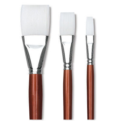 Robert Simmons White Sable Brushes - Flat and One Stroke