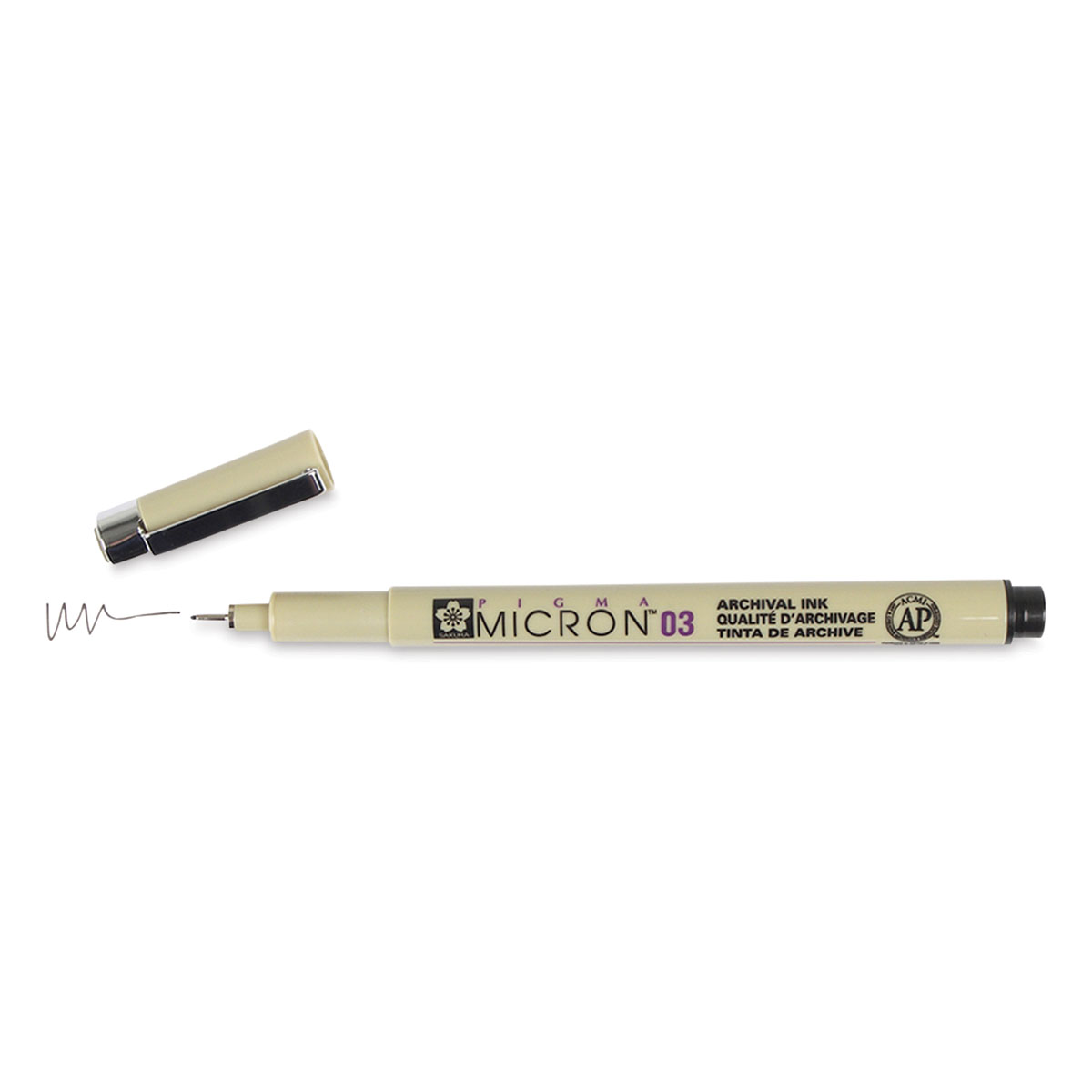Sakura Pigma Micron 03 Pen 0.35mm 3 Set Black