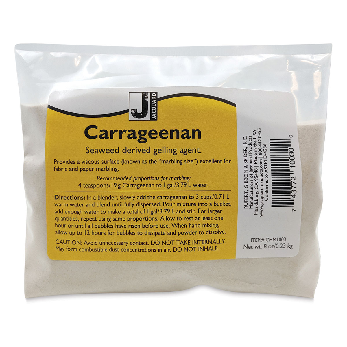 Jacquard Carrageenan