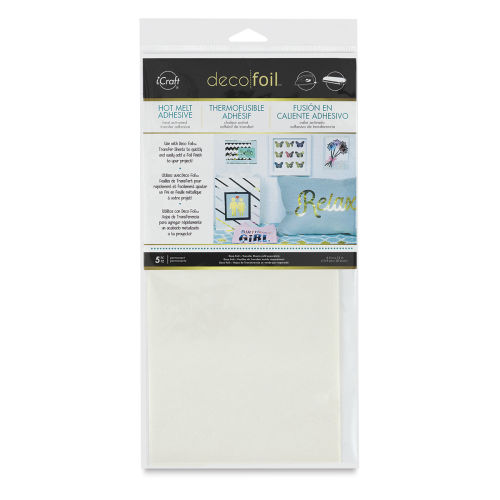  iCraft Deco Foil, 5 Transfer Sheets, 6 x 12, Silver