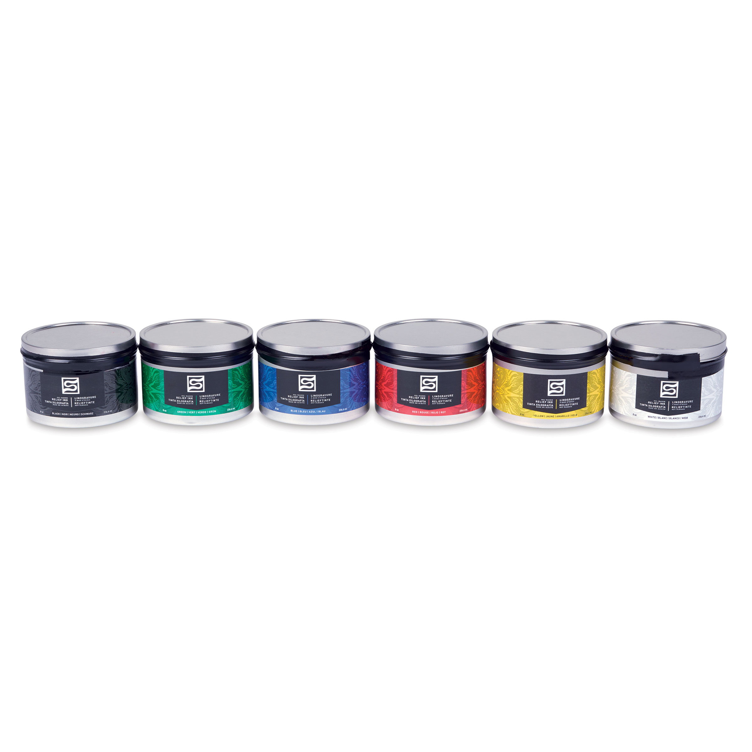 Oil-Based Block Printing Ink Starter Set - Meininger Art Supply