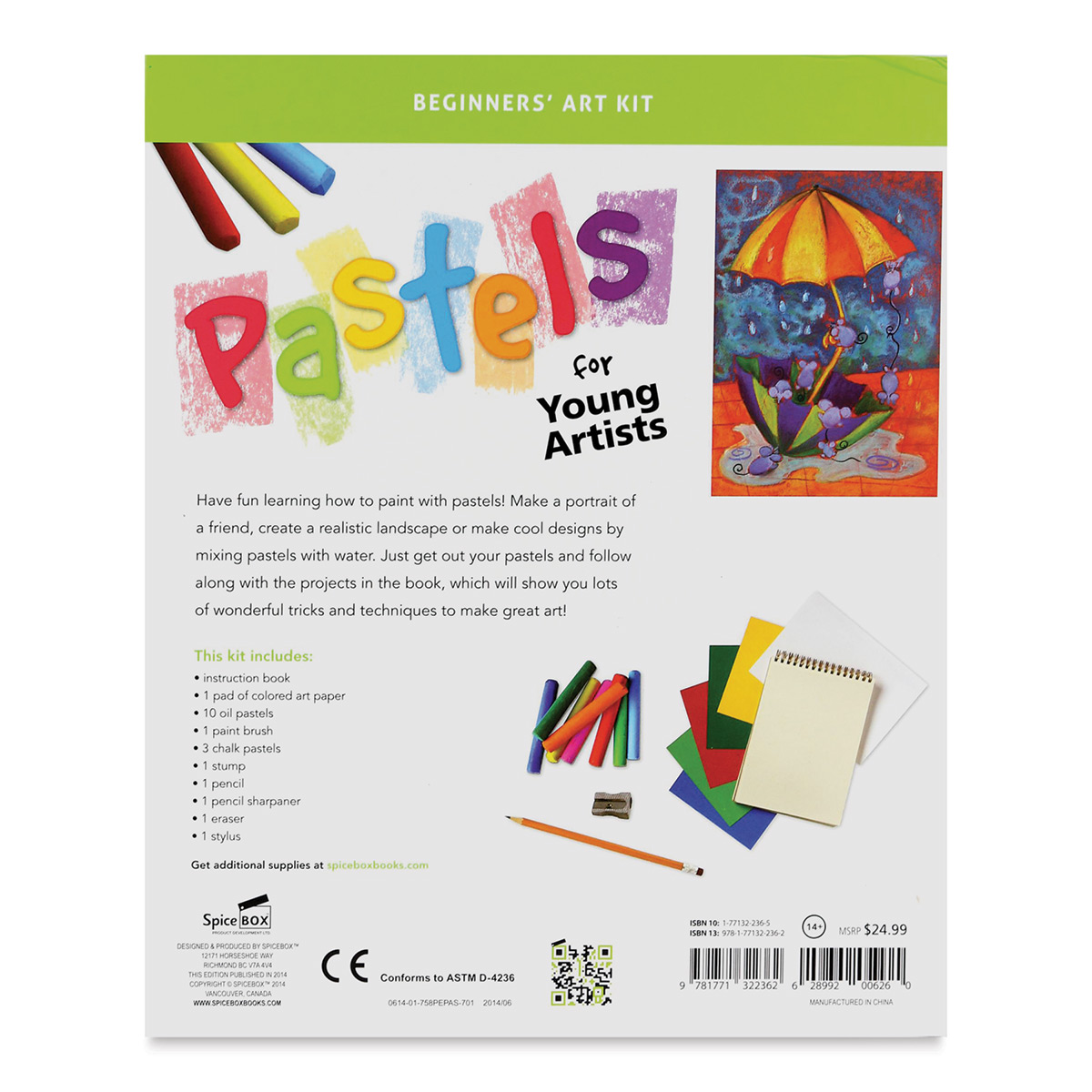  SpiceBox Children's Art Kits Petit Picasso Crayon Art