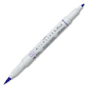 Zebra Mildliner Double Ended Brush Pen - Lavender