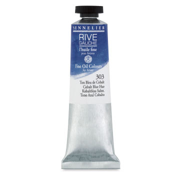 Rive Gauche Oil Paints and Sets - Upright tube of Cobalt Blue Hue