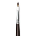 Escoda Vintage Synthetic Brush - Filbert, Long  Handle, Size 4