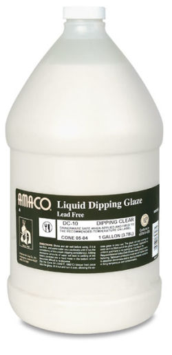 Amaco Lead-Free Dipping Glaze - Clear, Gallon