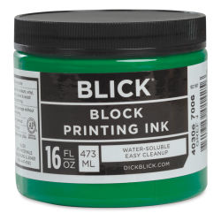 Blick Water-Soluble Block Printing Ink - Green, 16 oz