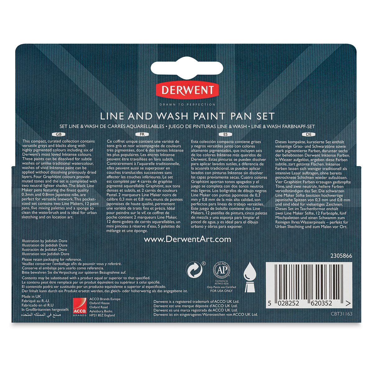 Line and Wash Paint Pan Set