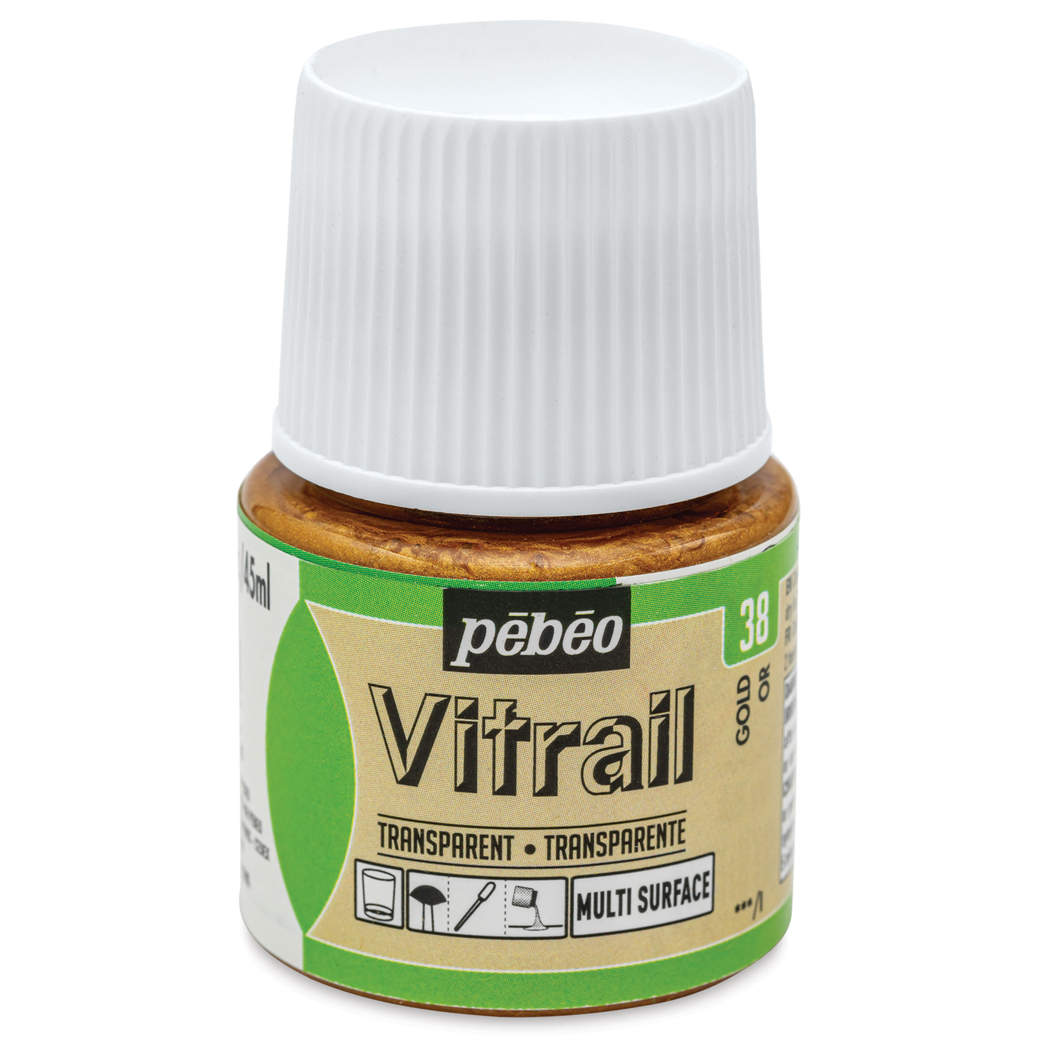 Pebeo Vitrail Paint - Smoky Grey 45 ML