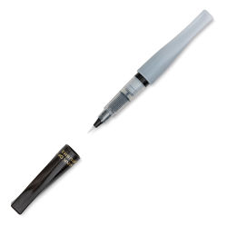 Zig Wink of Stella Brush II Pen - Black (with cap off)
