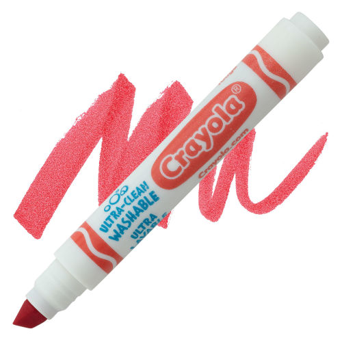 Crayola Ultra-Clean Washable Marker - Red, Broad Tip