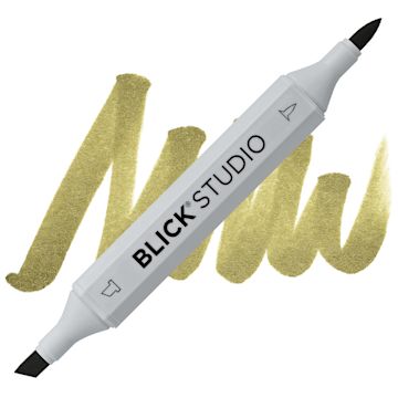 Open in modal - Blick Studio Brush Marker - Antique marker and swatch