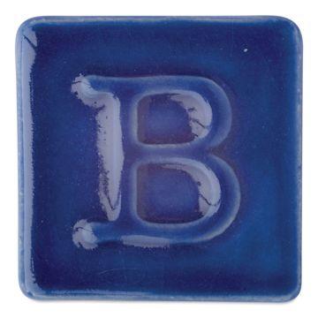 Open in modal - Botz Pro Glaze - Sapphire Blue, 200 ml sample fired to 1050°C / 1922°F