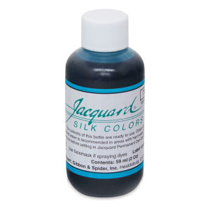 Jacquard Silk Dye - Turquoise, 2 oz bottle