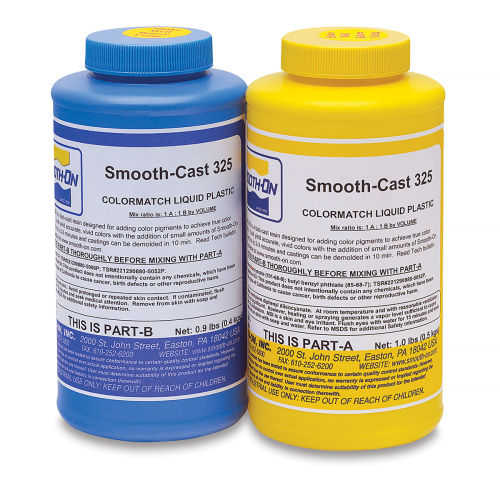 Smooth-On Smooth-Cast 325 ColorMatch Liquid Plastic Compound Smooth Cast  325 