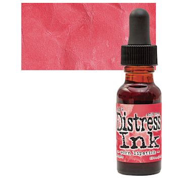 Open in modal - Ranger Distress Ink Pad Re-Inker - Worn Lipstick bottle and swatch