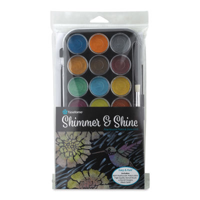 Yasutomo Pearlescent Paint & Stencil Kit (Front of package)