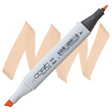 Open in modal - Copic Classic Marker - Fruit Pink E02 marker and swatch