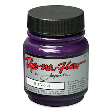 Open in modal - Jacquard Dye-Na-Flow Fabric Color - Violet, 2.25 oz jar