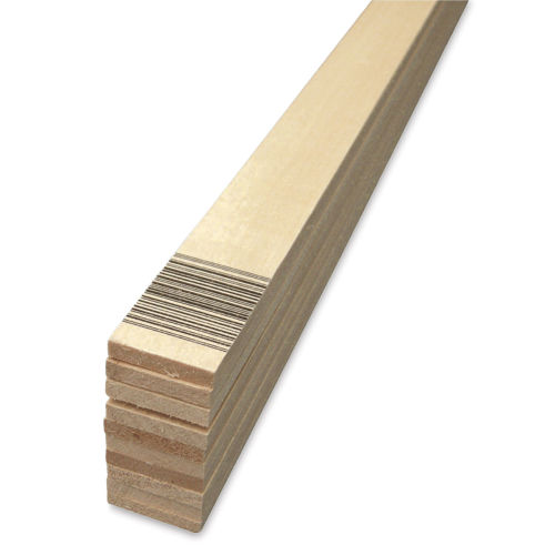 Midwest Products Genuine Basswood Sheets - 1/4 x 6 x 24, 5 Pieces