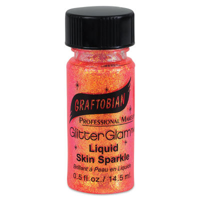 Graftobian GlitterGlam Liquid Skin Sparkle - Coral Fire