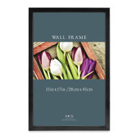 TONES FRAME DESIGN 16x20 Picture Frame Matted to 11x14 Black Solid Wood  Venner Finish Finish and Plexiglass Front Large Picture Frames for Poster