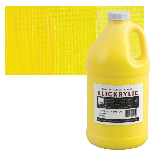 Blickrylic Student Acrylics - Titanium White, Half Gallon