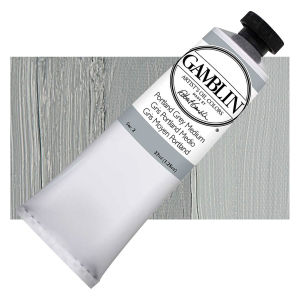 Gamblin Artist's Oil Color - Portland Gray Medium, 37 ml tube