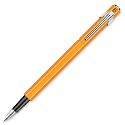 Caran d’Ache 849 Fountain Pen, Fluorescent Orange, Medium Nib