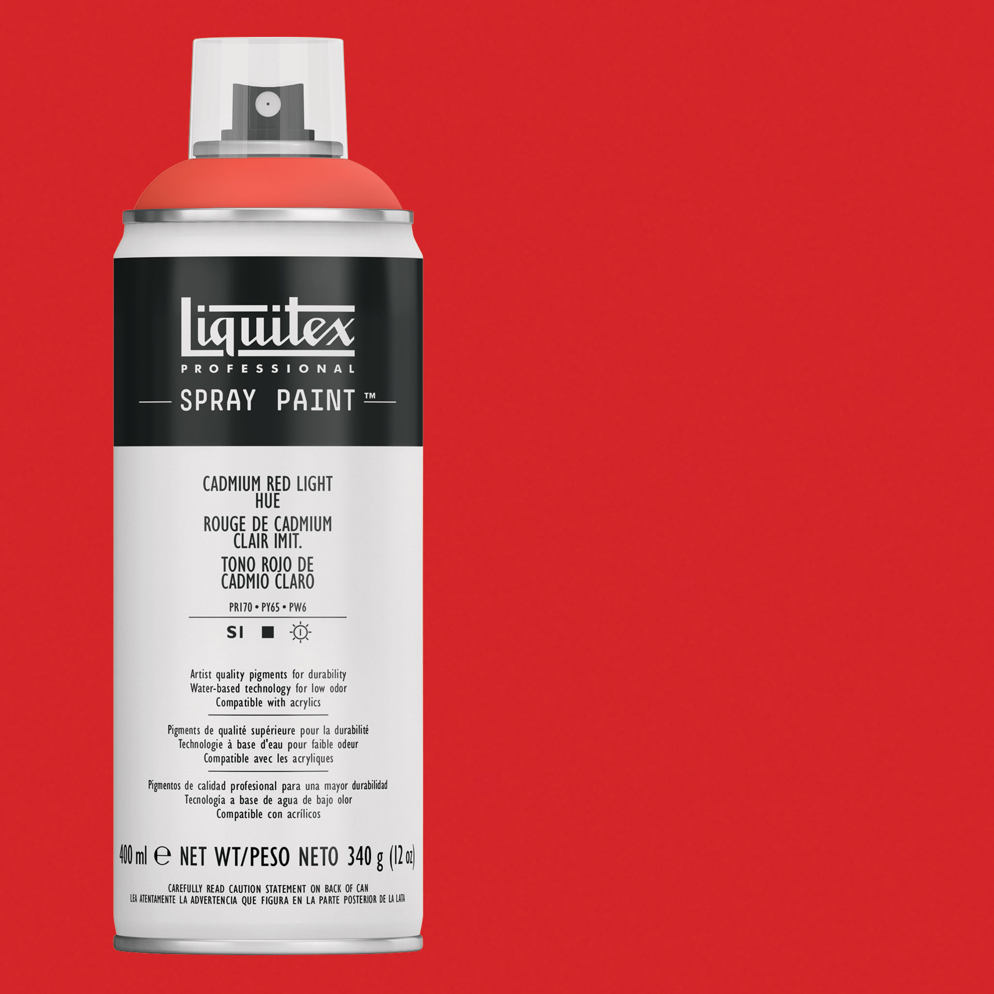 Liquitex Professional Spray Paint - Cadmium Red Light Hue 6, 400