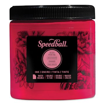 Open in modal - Speedball Water-Soluble Block Printing Ink - Process Magenta, 8 oz