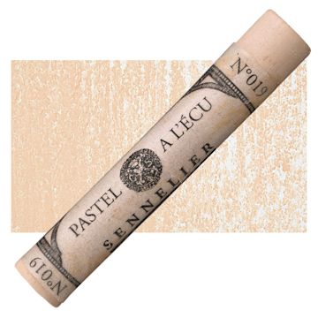 Open in modal - Sennelier Soft Pastel - Flesh Ochre pastel and swatch