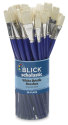 Blick Scholastic White Bristle Brush Set - of 36