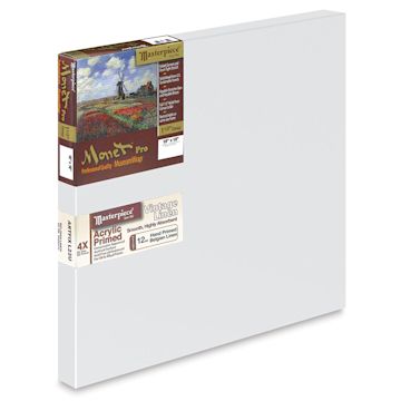 Open in modal - Masterpiece Monet Pro Artfix Linen Canvas - 18" x 18", Acrylic Primed