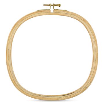Open in modal - DMC Wooden Needlework Hoop - Square, 21 cm - front